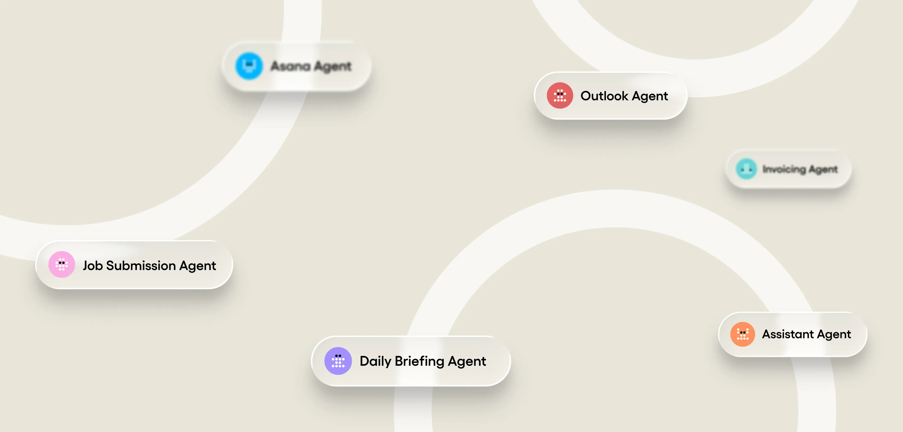 Veryfront agents working across a connected workflow
