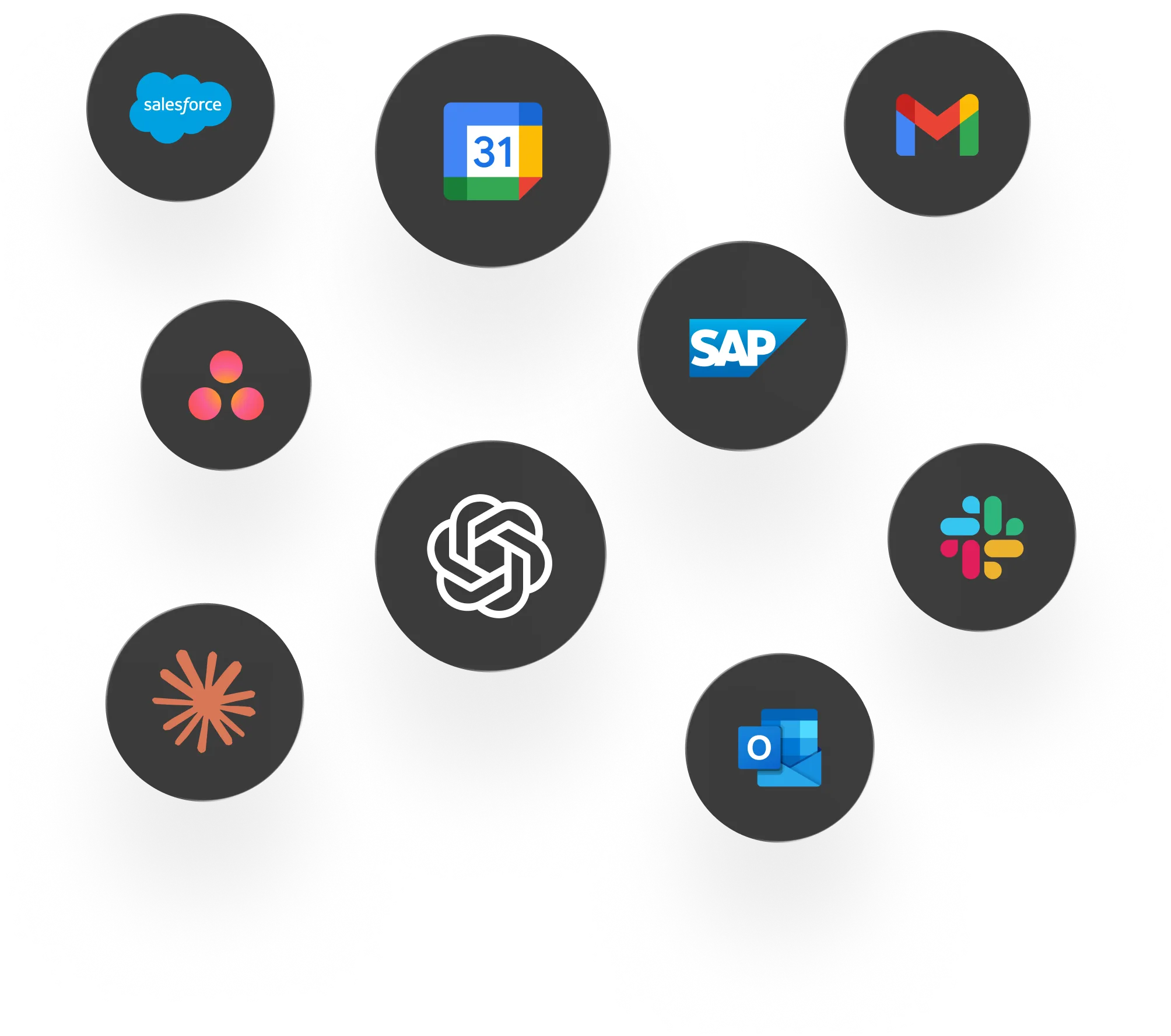 Logos of developer tools and business apps Veryfront connects to