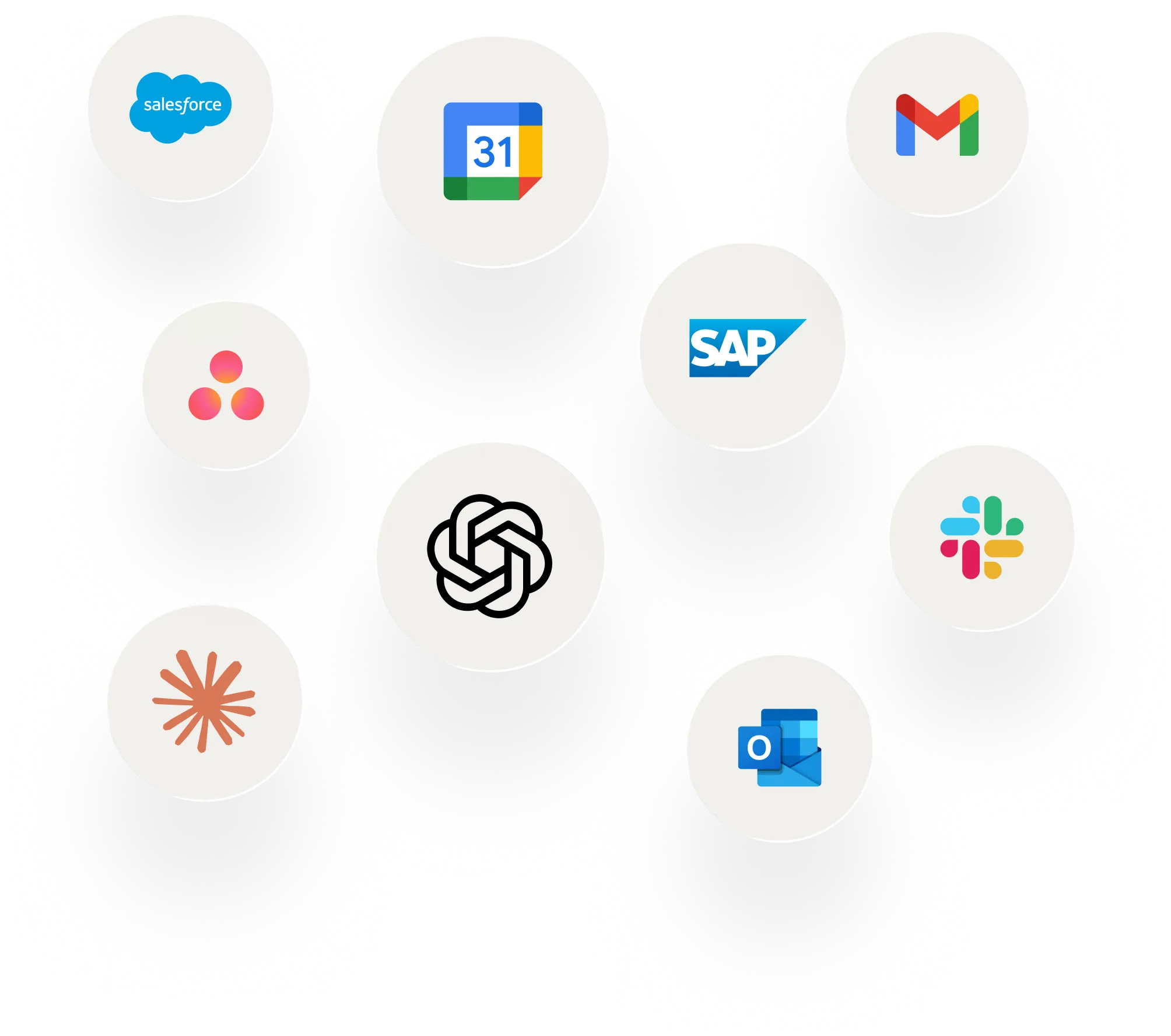 Logos of developer tools and business apps Veryfront connects to